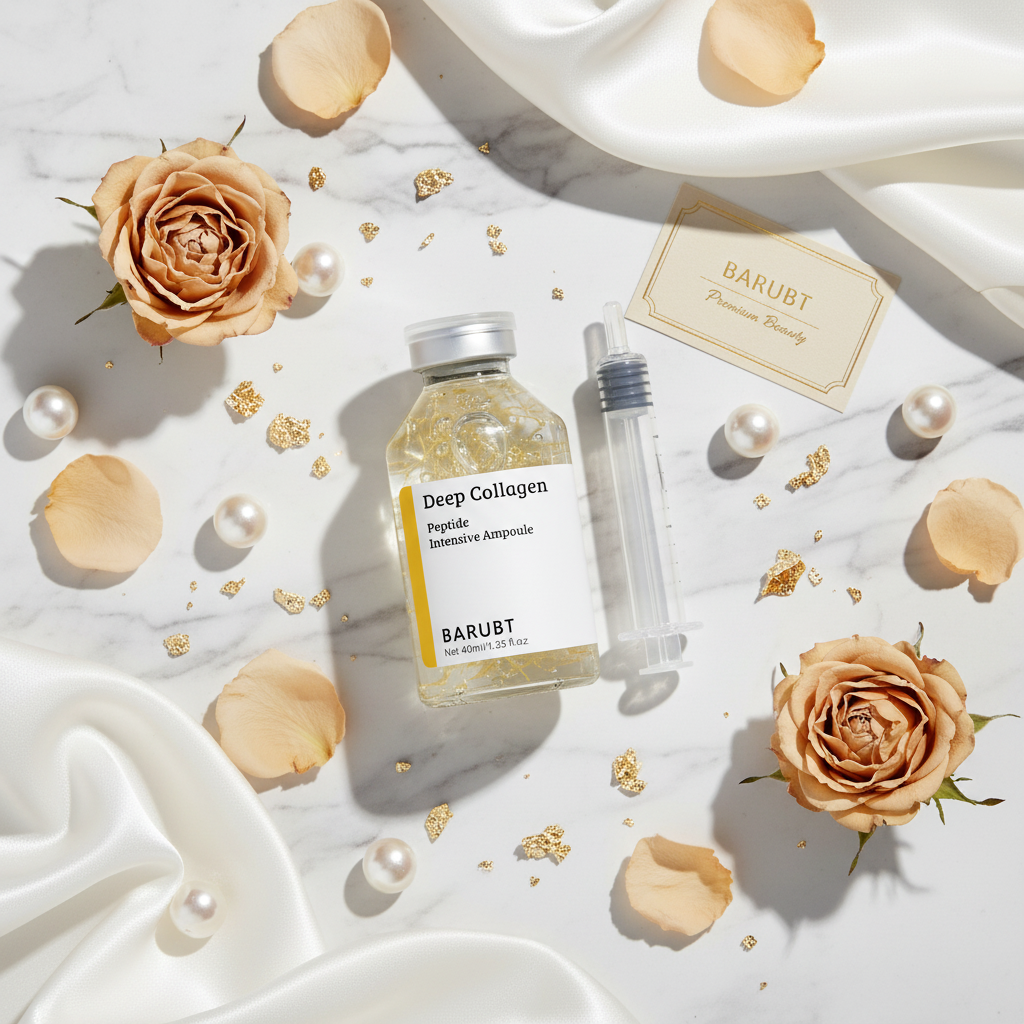Stelloria Silk Collagen Serum – Flat lay ingredienser